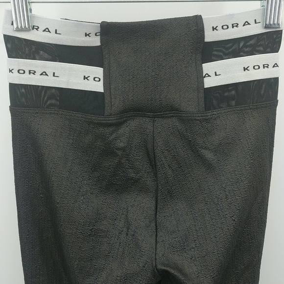 NWOT KORAL Set High Rise Obscure Leggings w. Minor Flaw Size XS - Picture 6 of 10